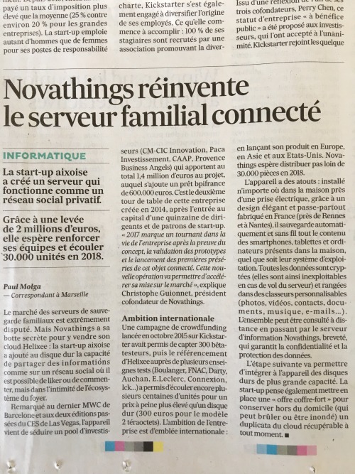 Novathings réinvente le serveur familial connecté